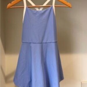 Old Navy Light Blue and White Girls One-Piece Bodysuit Dress Tennis dress size 4